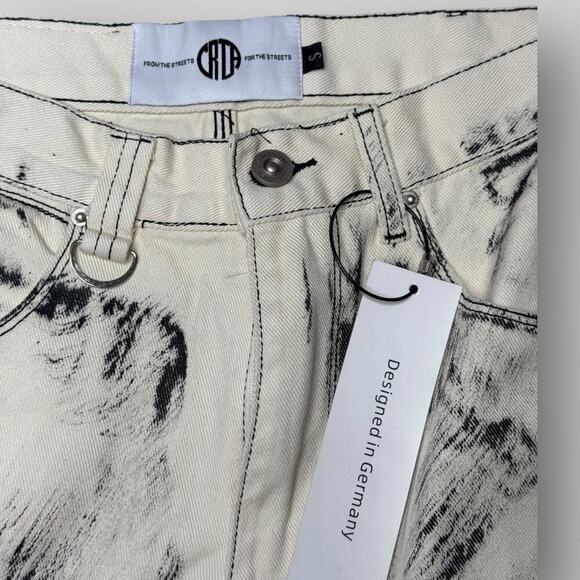 NWT CRTA© "SPLINTER" DENIM JEANS sz S L28 - Picture 4 of 9